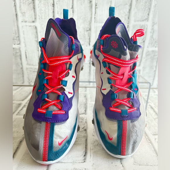 Nike React Element 87 Red Orbit CJ6897-061 Size 9 Men 10.5 Women - Picture 11 of 14